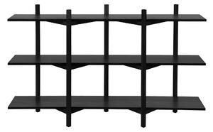 HEM Policová sestava Zig Zag Low, Black