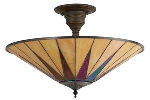 Endon 64043 - Přisazený lustr Tiffany DARK STAR 3xE27/60W/230V pr. 49 cm