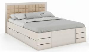 Postel s úložným prostorem - Gotland Drawers - borovice Čalounění postele: 2303, Odstín moření: Bílá, Rozměr: 120x200