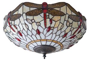 Endon 70723 - Stropní svítidlo Tiffany DRAGONFLY 2xE27/60W/230V pr. 41 cm