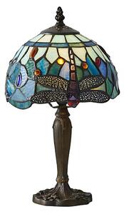 Endon 64088 - Stolní lampa Tiffany DRAGONFLY 1xE14/40W/230V pr. 20 cm