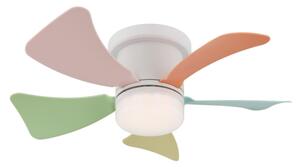 Globo 03609B - LED Stmív. stropní ventilátor HINES 10W/230V 3000-6500K +DO