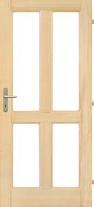 Mand CZ s.r.o. Dřevěné dveře JITKA 4S (výběr) Orientace Dveří: Levé, Rozměr dle ČSN: 80 / 197