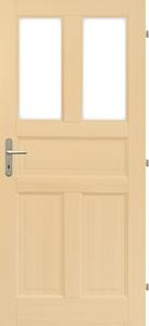 Mand CZ s.r.o. Dřevěné dveře VLASTA 2S3K (výběr) Orientace Dveří: Levé, Rozměr dle ČSN: 80 / 197