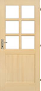 Mand CZ s.r.o. Dřevěné dveře VLASTA 6S1K (výběr) Orientace Dveří: Pravé, Rozměr dle ČSN: 60 / 197