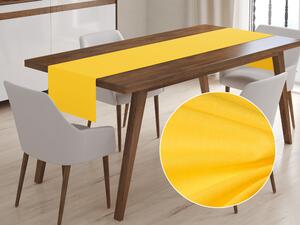 Biante Bavlněný běhoun na stůl Moni MO-001 Žlutý 20x120 cm