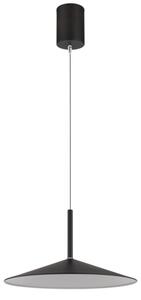Globo 15635S - LED Lustr na lanku LAMPONE LED/18W/230V 4000K černá