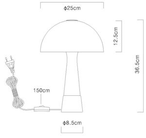 Globo 51570121 - Stolní lampa PAULIN 1xE27ILLU/40W/230V béžová