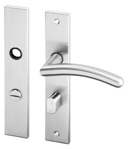 AC-T servis ACT dveřní klika HEDA HR ECO štít (nerez) Provedení: WC (pro WC, koupelna), Rozteč: 90 mm