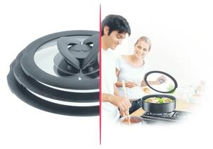 Tefal - Sada 3 skleněných poklic INGENIO