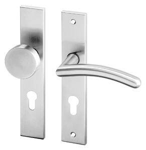 AC-T servis ACT dveřní klika HEDA HR ECO štít (nerez) Provedení: BB (pro pokojový klíč), Rozteč: 90 mm