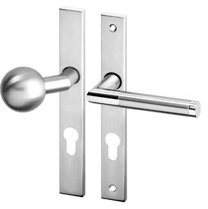 AC-T servis ACT dveřní klika LUKA UŠ (nerez) Provedení: BB (pro pokojový klíč), Rozteč: 72 mm