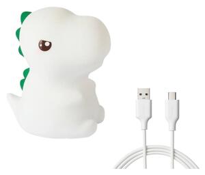 LED RGBW Stmívatelné nabíjecí dětské noční světlo DINO LED/1W/5V 1200 mAh