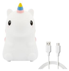 LED RGBW Stmívatelné nabíjecí dětské noční světlo UNICORN LED/1W/5V 1200 mAh