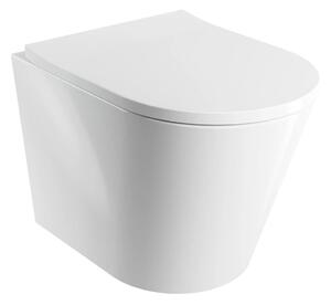 OMNIRES TAMPAMWBP - Závěsné WC s prkénkem SoftClose TAMPA keramika/lesklá bílá