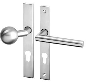 AC-T servis ACT dveřní klika TIPA UŠ (nerez) Provedení: BB (pro pokojový klíč), Rozteč: 72 mm