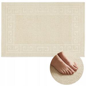 Koupelnová předložka e-floor bavlněná béžová 60x90 cm protiskluzová