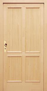 Mand CZ s.r.o. Vchodové dřevěné dveře DARINA 4K (42mm) Orientace Dveří: Levé, Rozměr dle ČSN: 80 / 197