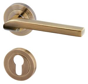 AC-T servis ACT dveřní klika NIKA R (bronz) Provedení: BB (pro pokojový klíč)