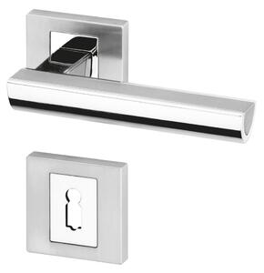 AC-T servis ACT dveřní klika ARGON RHR (chrom/efekt nerez) Provedení: WC (pro WC, koupelna)