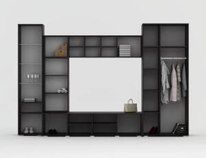 Obývací stěna Larisa, wenge/trufla