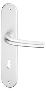 AC-T servis ACT dveřní klika ANNA OV (hliník F1) Provedení: WC (pro WC, koupelna), Rozteč: 90 mm