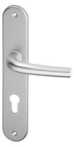 AC-T servis ACT dveřní klika ANNA OV (hliník F9) Provedení: BB (pro pokojový klíč), Rozteč: 72 mm