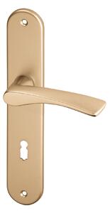 AC-T servis ACT dveřní klika PIA OV (hliník F4) Provedení: WC (pro WC, koupelna), Rozteč: 72 mm