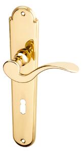 AC-T servis ACT dveřní klika KAMPA (mosaz) Provedení: BB (pro pokojový klíč), Rozteč: 90 mm