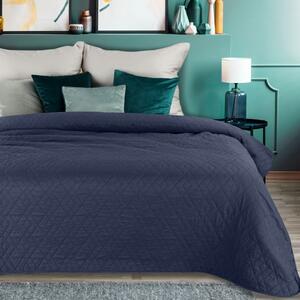 Přehoz na postel Boni2 tmavě modrý new Modrá 170x210 cm