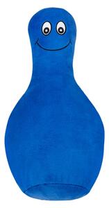 Bellatex Tvarovaný polštářek 45x25 cm Kuželka Modrá