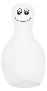 Bellatex Tvarovaný polštářek 45x25 cm Kuželka Bílá