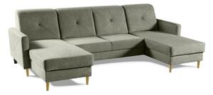 Sedací souprava Scandi New U, zelená (diosa 34)