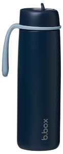 B.Box Nerezová termolahev s brčkem 690 ml midnight