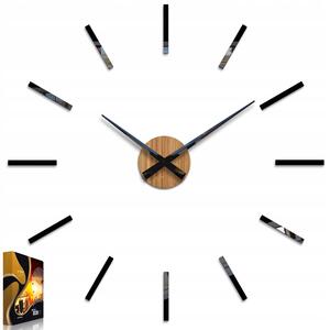 Nástěnné hodiny ModernClock černé 65 cm