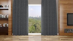 Orbytex 100% black out závěs hotový - Jacky 04 šedý Rozměry: Š/V 145x270 (1ks), Vršek závěsu: KROUŽKY
