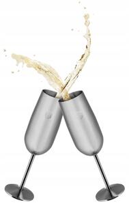 Berlinger Haus STEEL Skleničky na šampaňské šedé 2 60 Ml 2 ks