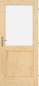 Mand CZ s.r.o. Dřevěné dveře VLASTA 1S1K (country) Orientace Dveří: Levé, Rozměr dle ČSN: 70 / 197