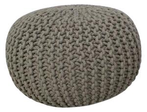 (1166) PUFA - Bavlněná pletená taburetka