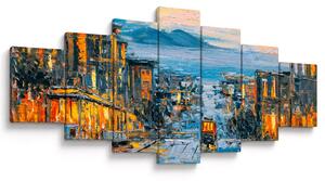 Obraz - Cable Car, San Francisco (210x100 cm)