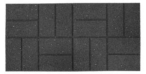 Oboustranná gumová dlaždice Brickface 40 x 40 cm, šedá MHEU5000171