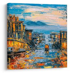 Obraz - Cable Car, San Francisco (30x30 cm)