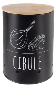 Dóza pr. 13 cm Cibule BLACK