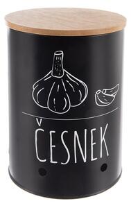 Dóza pr. 11 cm Česnek BLACK