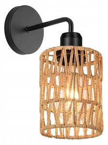Nástěnné svítidlo TOOLIGHT hnědé, černé E27 60 W