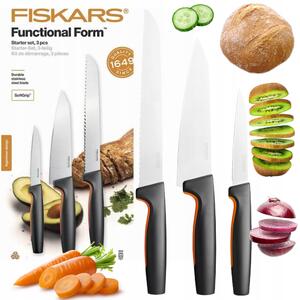 Sada nožů v pouzdře Fiskars Functional Form 3 ks
