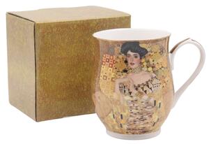 HOME ELEMENTS Porcelánový hrnek 350 ml, Klimt Adele