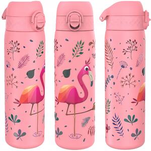 Ion8 Leak Proof nerezová láhev Flamingo 600 ml