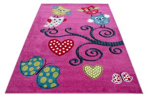 Kusový koberec Kids 420 lila 120x170 cm