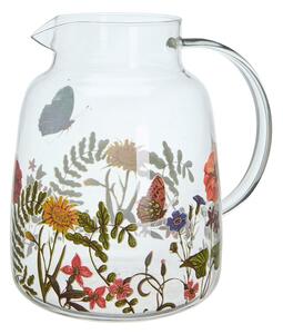 Skleněný džbán s květinami Anna Flowers 1,2 l Wikholm Form